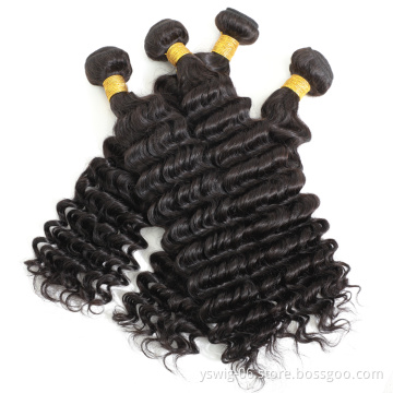 Brazilian Raw Virgin Hair Vendors Bundles With Closure 100% Unprocessed Human Hair Weft Cuticle Aligned Hair